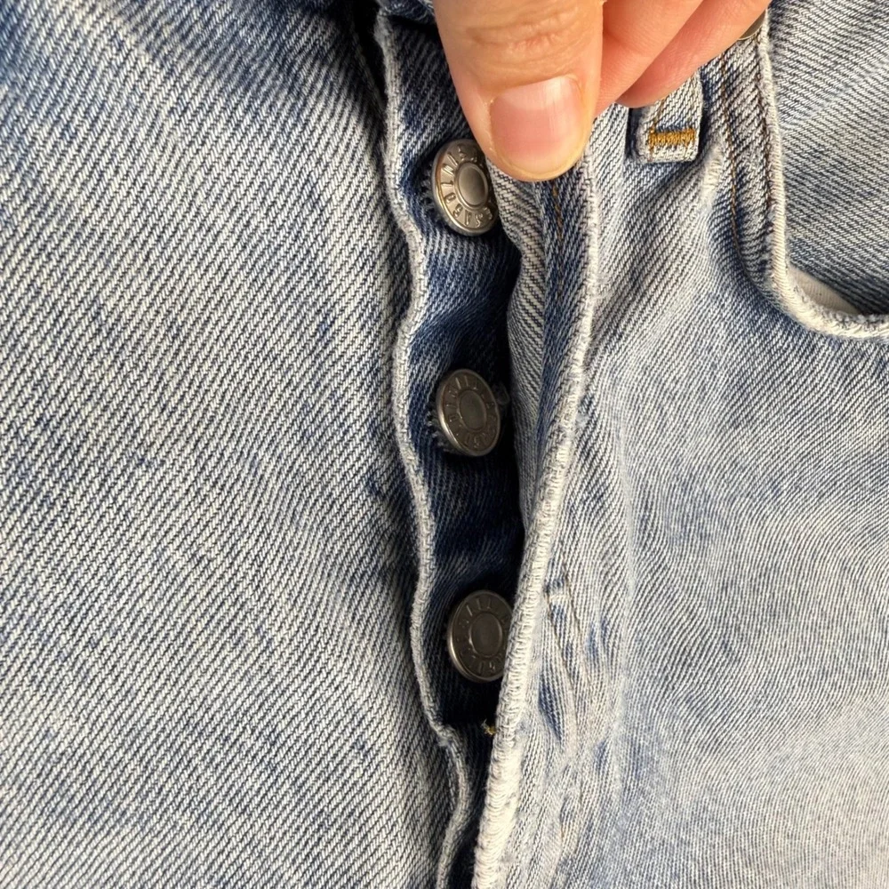Agolde 90s Jean Cutoff Denim Shorts Light‎ Wash Cheeky 27 Boho Festival Summer